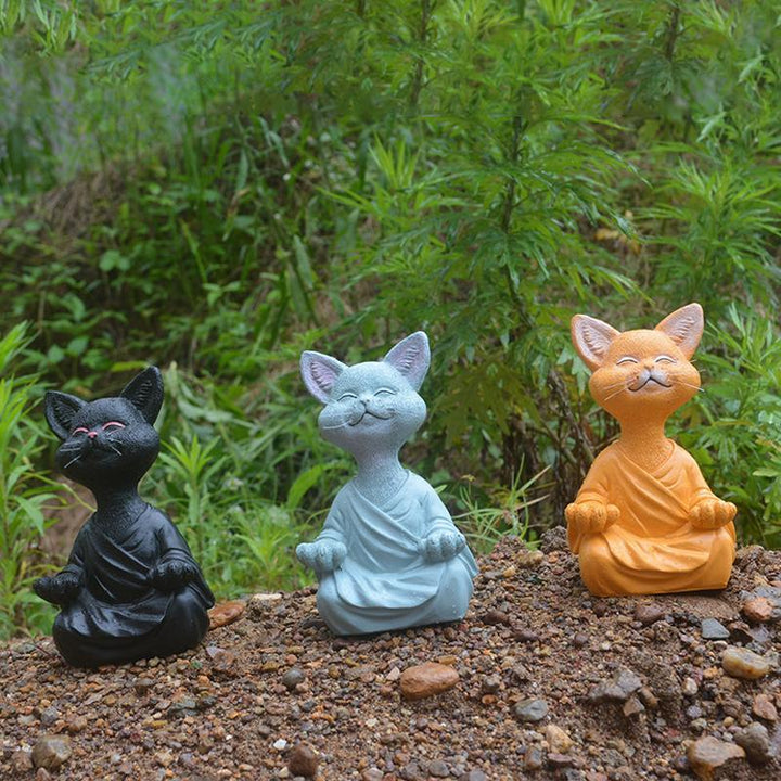 Happy Buddha Cat | Luvikno