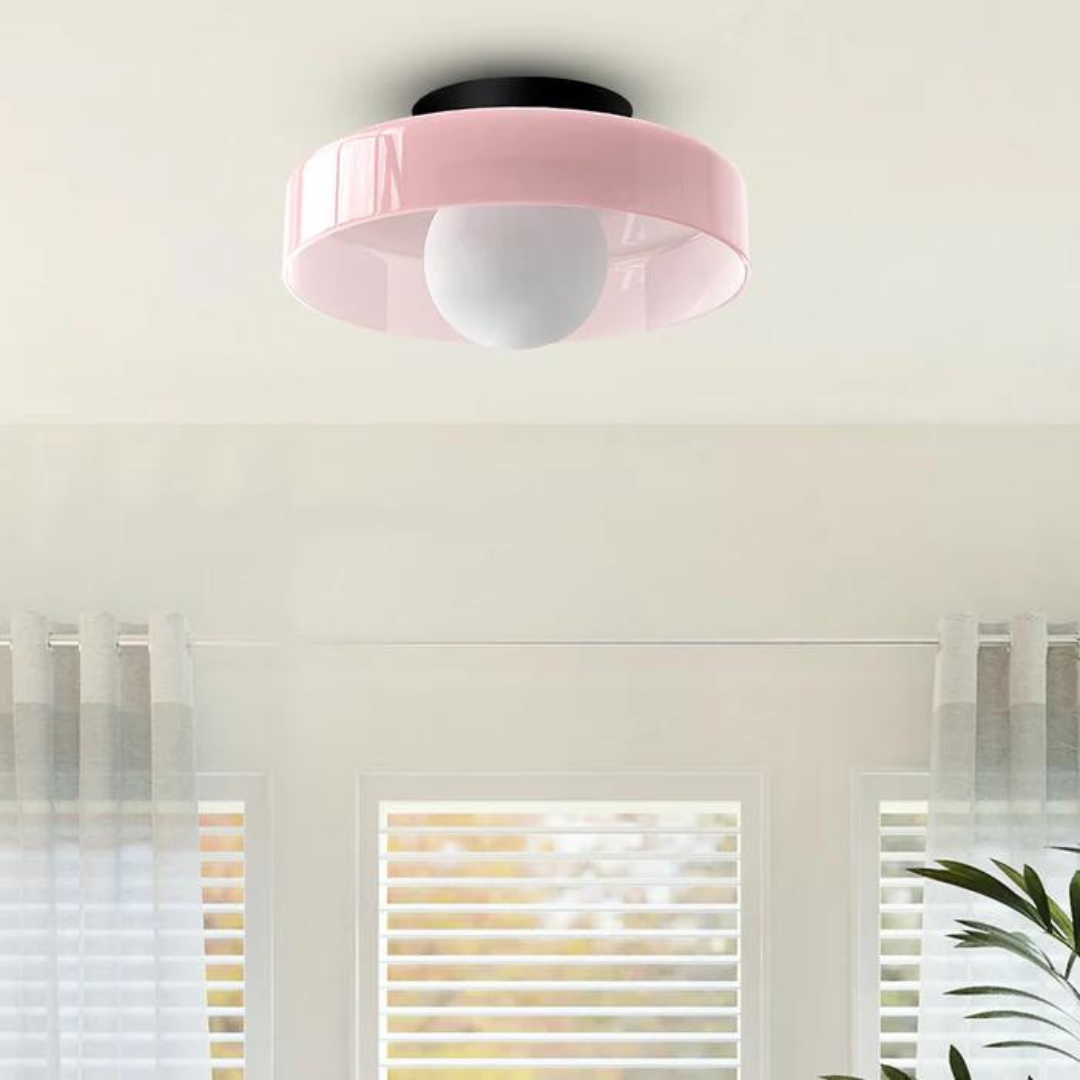 Rund Taklampe med Stilleggende Funksjonalitet - LumiSphere | Luvikno