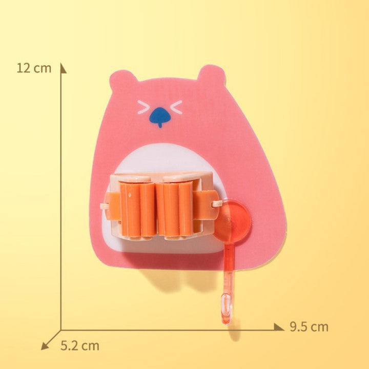 Single Cartoon Mop Holder | Luvikno