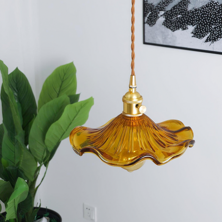 Trendy Hibiscus Blom Pendellampe - FlowerLite | Luvikno