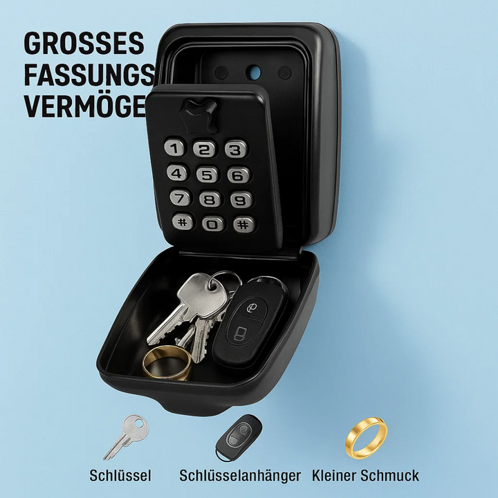 KeyGuard Utendørs Safe – Vanntett Veggmontert Nøkkelboks | Luvikno