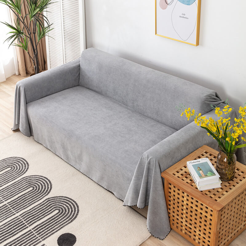 Premium vanntette sofa kastet dekke med jacquard kant | Luvikno