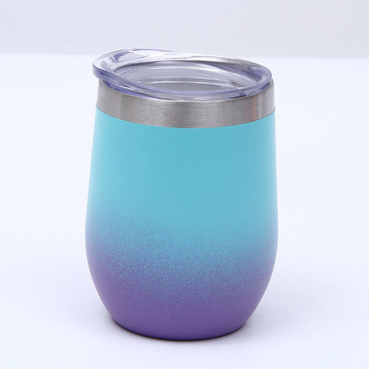 Unisex rustfritt stål isolerte vinglass Luvikno