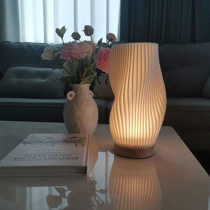 Bølgeformet Ambient Lampe - Sofia | Luvikno