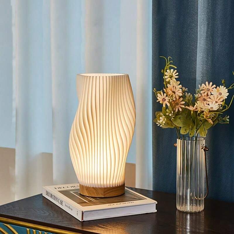 WaveGlow Dual Shade USB Bordlampe Luvikno