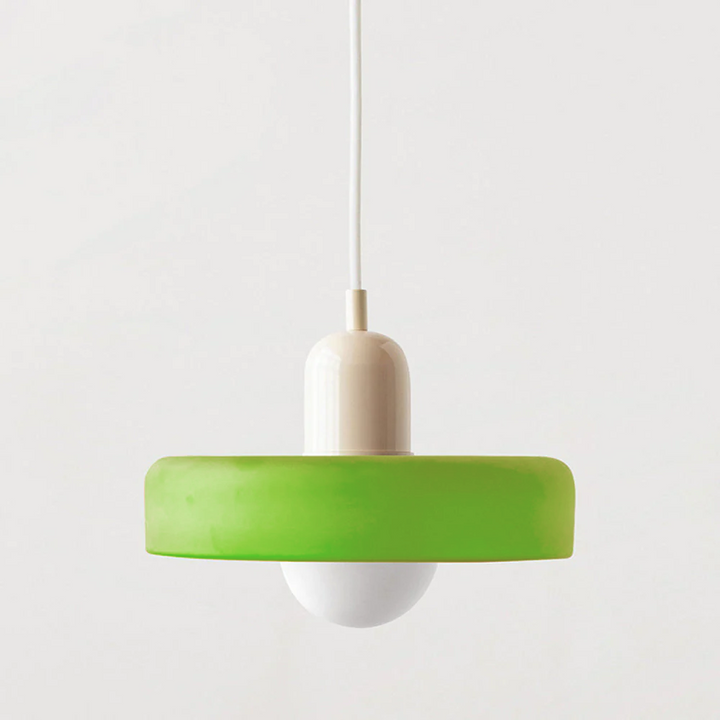 Fargerik Bauhaus-stil Pendellampe - StiloGlas | Luvikno