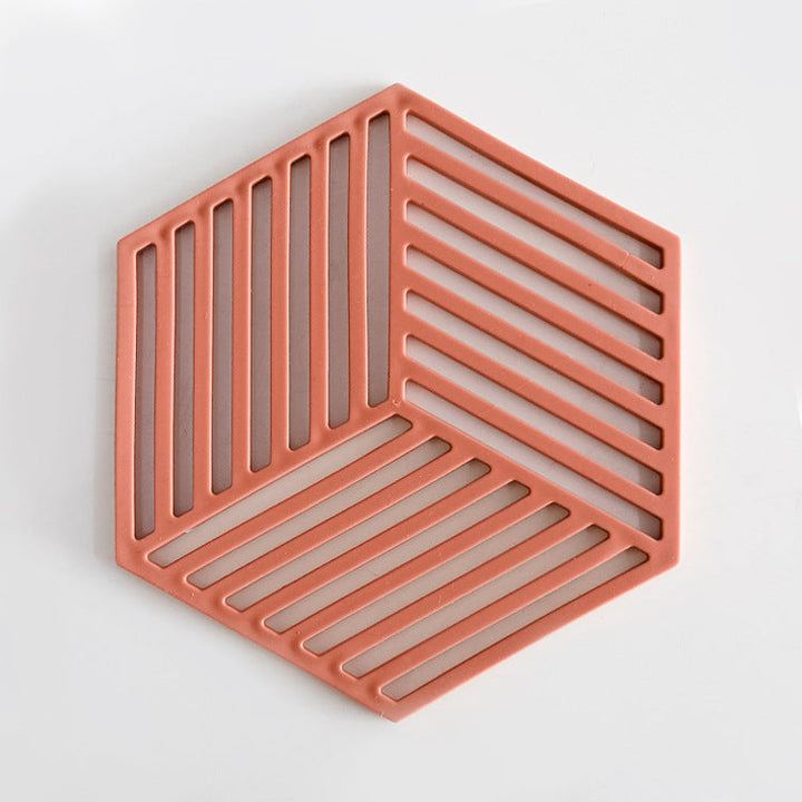 Unisex Silikon Coaster med geometrisk design Luvikno