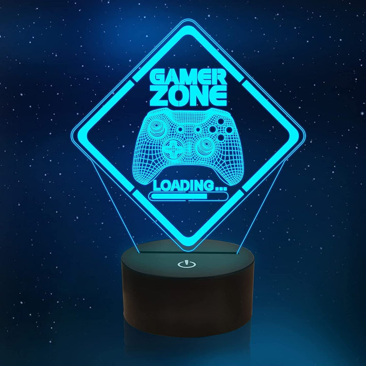 Gamer 3D LED-lamper | Luvikno