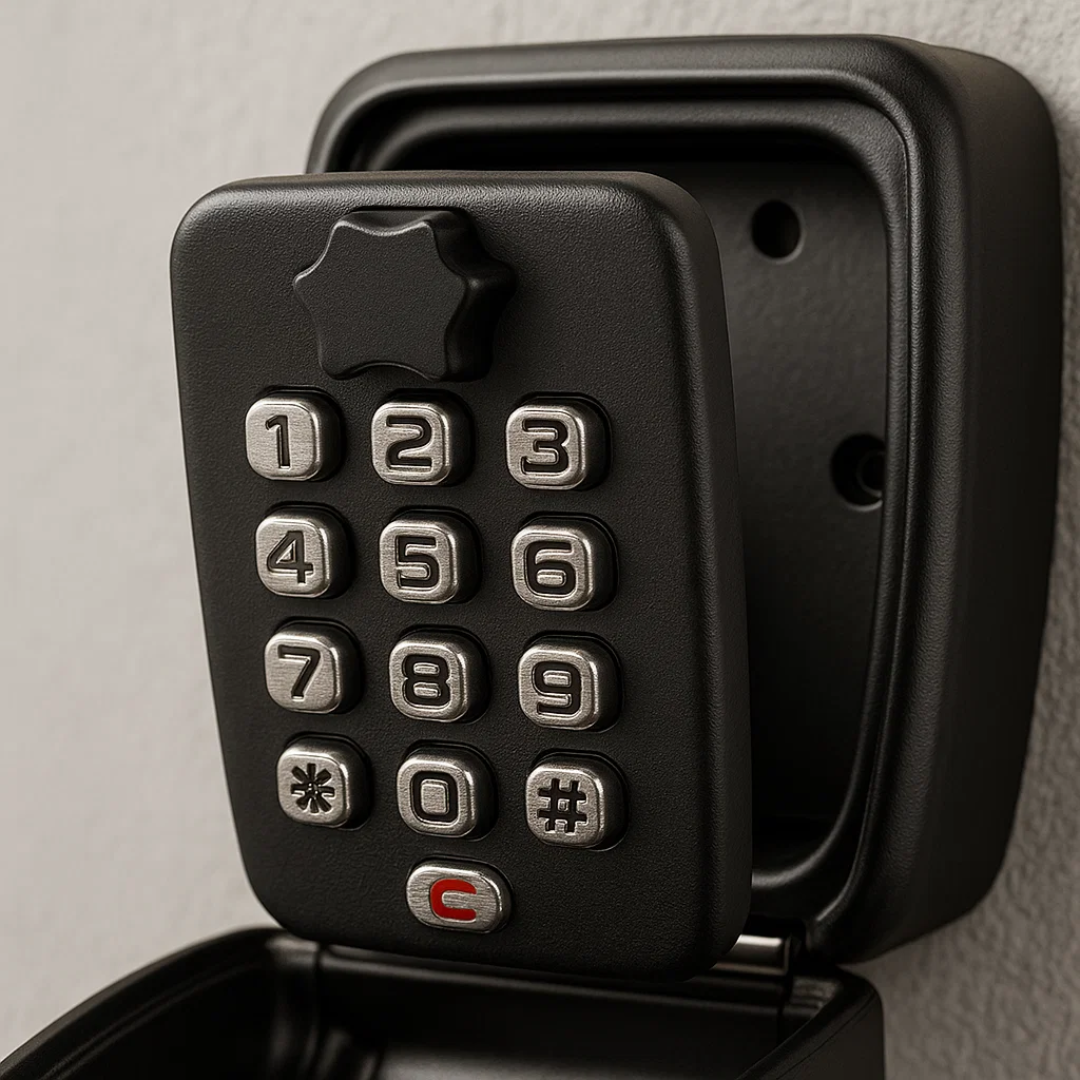 KeyGuard Utendørs Safe – Vanntett Veggmontert Nøkkelboks | Luvikno
