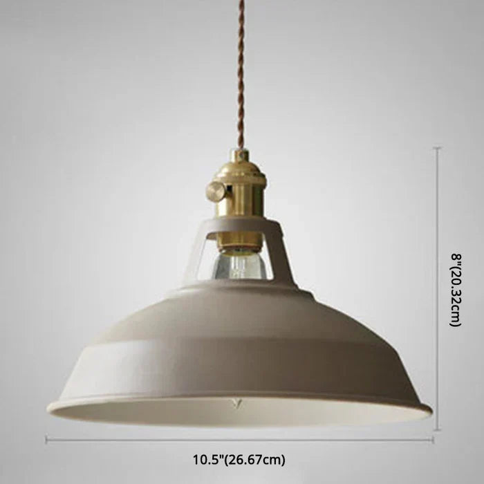 IronGlow Industriell Retro-Hengelampe i metall, E27