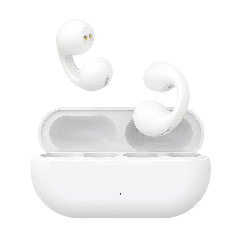 Bone conduction headphones with clip for the ear, wireless | luvikno