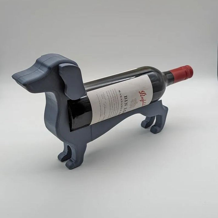 Dachshund-vinkorkholder | Dekorativ bordstativ laget av kunstharpiks | Flere farger