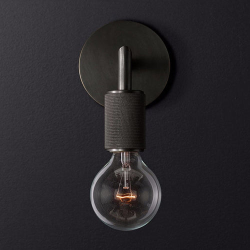 Vegglampe Messing Metall Dobbel Lyspære Vegglampe Luvikno