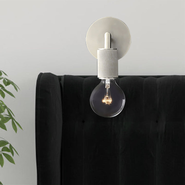 Vegglampe Messing Metall Dobbel Lyspære Vegglampe Luvikno