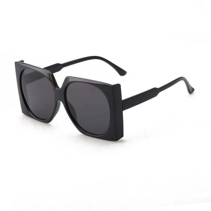 Dame Oversized solbriller i elegant ramme Luvikno