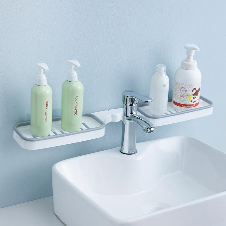 Luvikno | Punch-fri hjørnehylle for badet