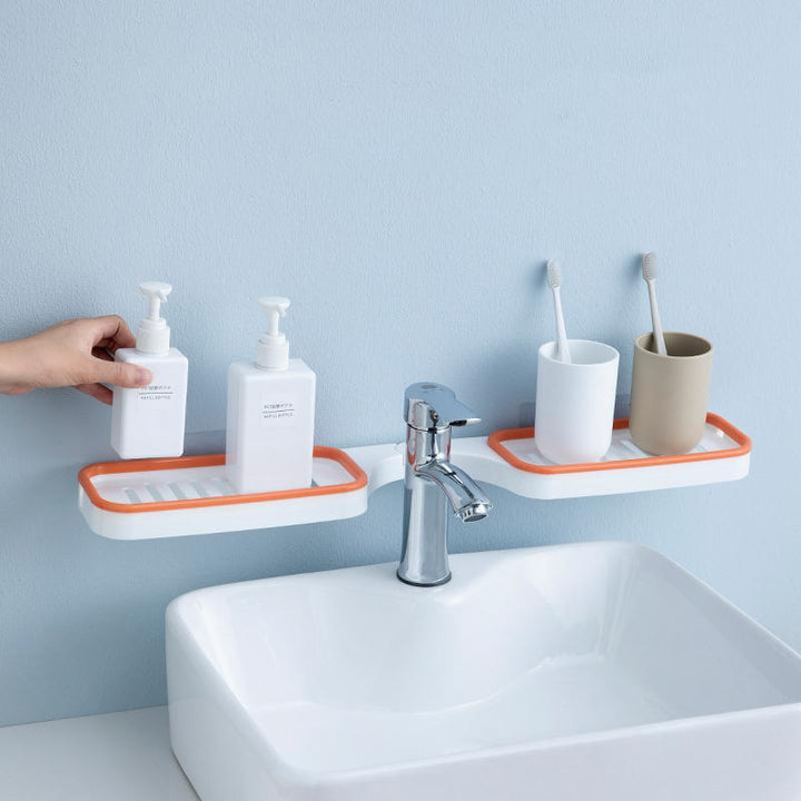 Luvikno | Punch-fri hjørnehylle for badet