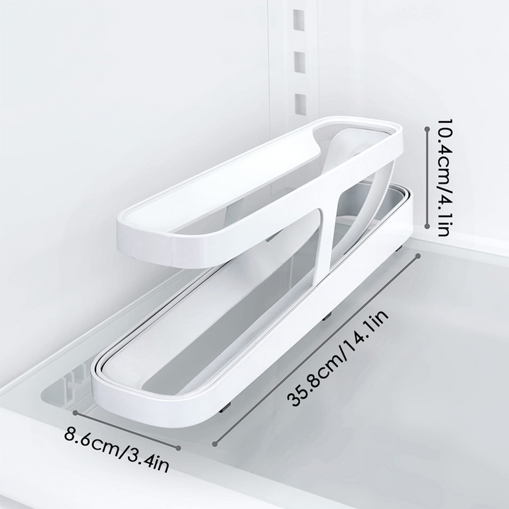 Automatisk rulle-egg-hylleholder-lagringsboks | Luvikno