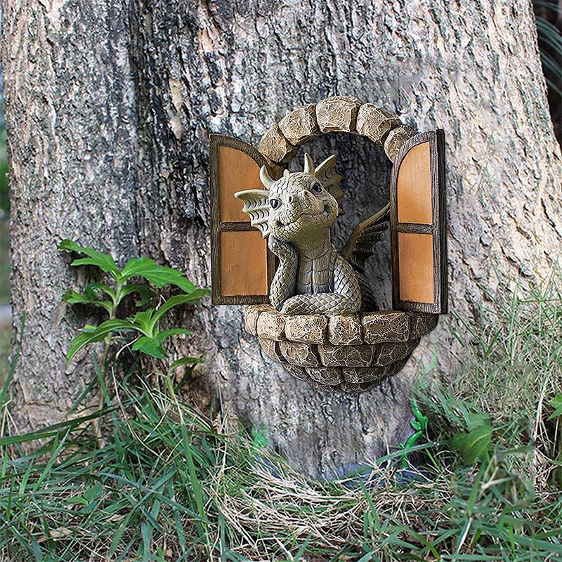Søt Draakestatue Ornament | Luvikno