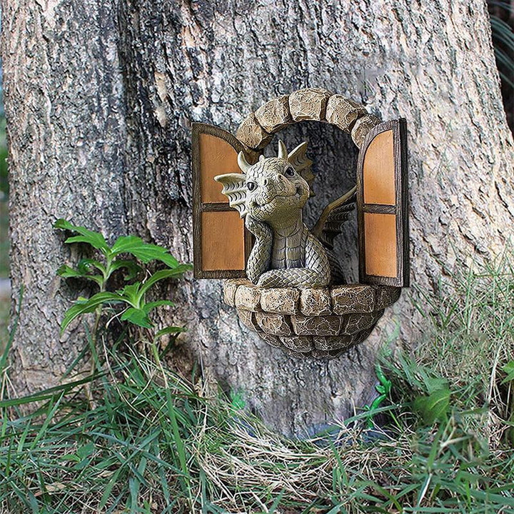 Søt Draakestatue Ornament | Luvikno