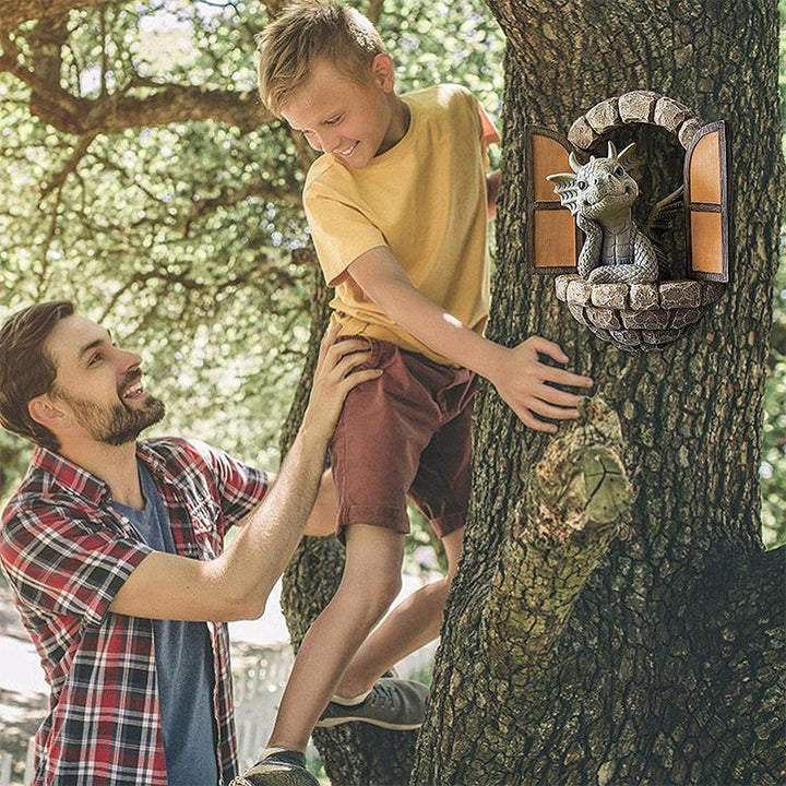 Søt Draakestatue Ornament | Luvikno