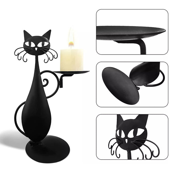 Kortholder svart katt | luvikno