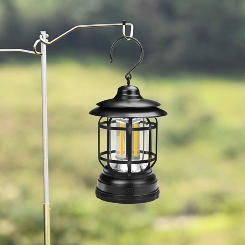 Luvikno | Bærbar Retro Campinglampe