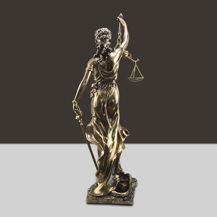 Gudsinnes av rettferdighet statue dekorasjon | Luvikno