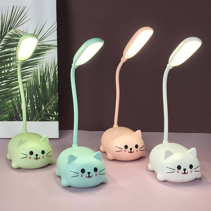 Cartoon Cat LED Skrivebordlampe | Luvikno