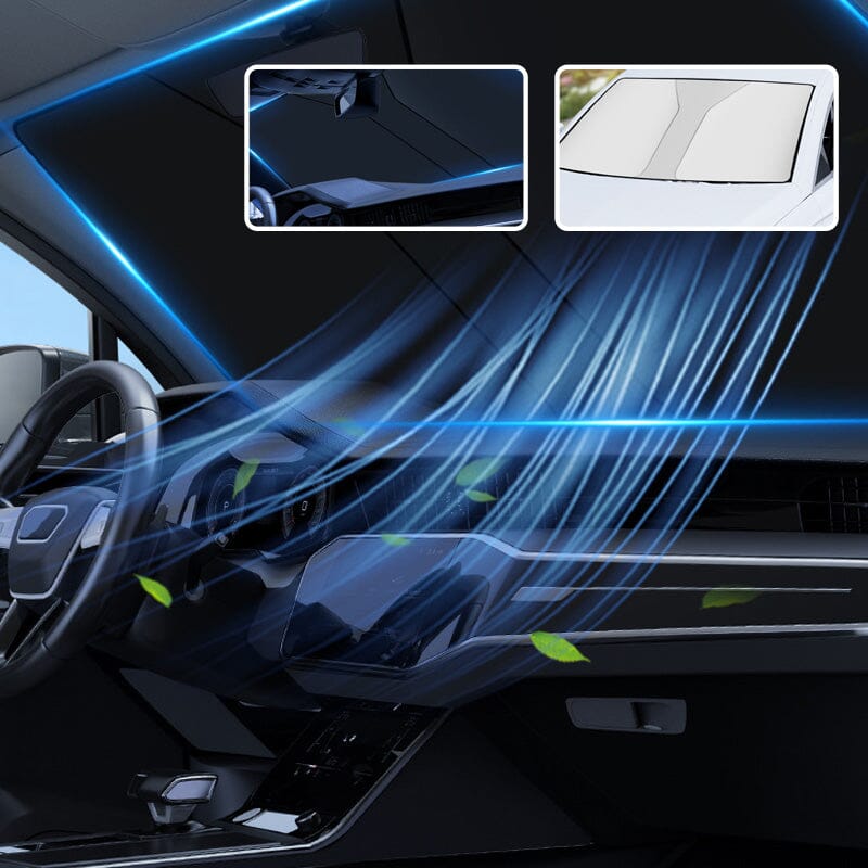 Windshield Solskjerm Foldsbar Solskjerm | Luvikno