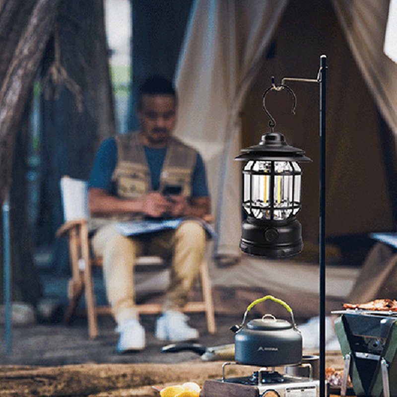 Luvikno | Bærbar Retro Campinglampe