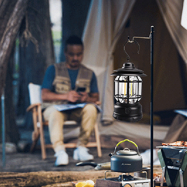 Luvikno | Bærbar Retro Campinglampe