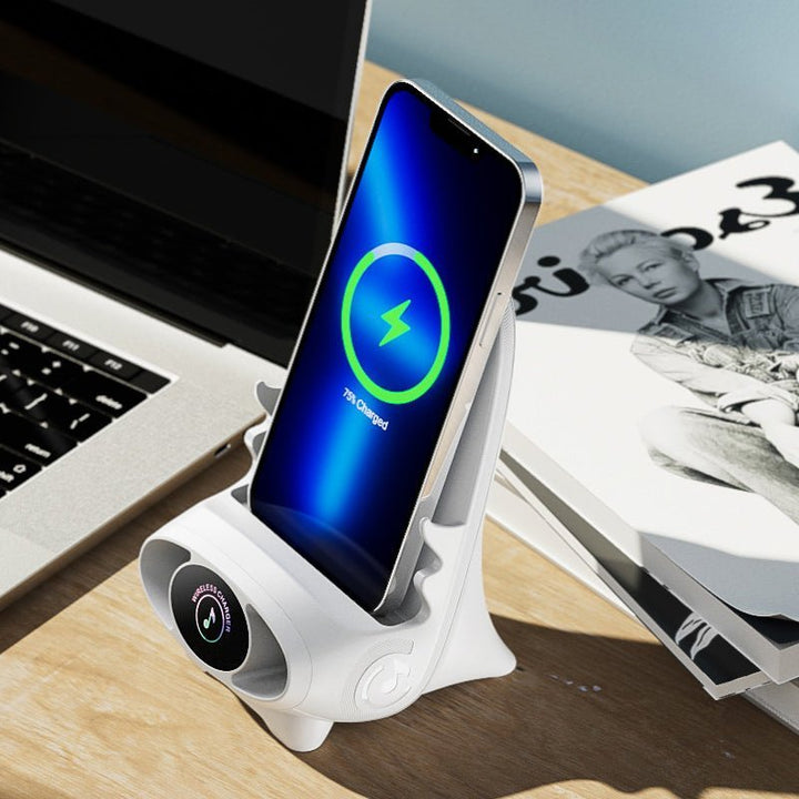 Luvikno | Multifunksjonell telefonholder - Hurtiglading - Ergonomisk design - Praktisk og stilig