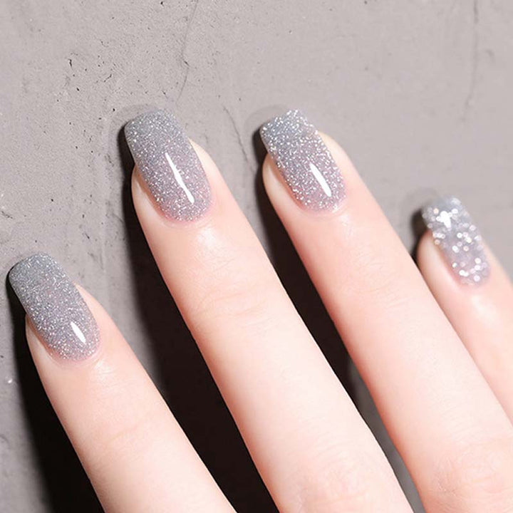 Høy tetthet glitter neglelakk gel | Luvikno