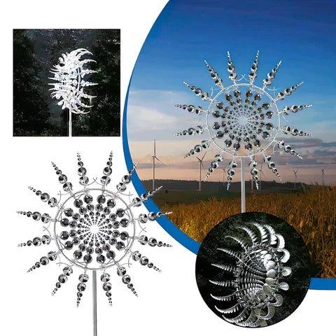 MagicWind kinetisk vindmølle i metall | Luvikno