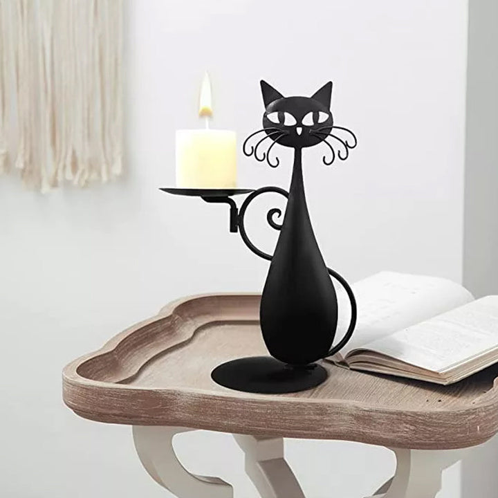 Kortholder svart katt | luvikno