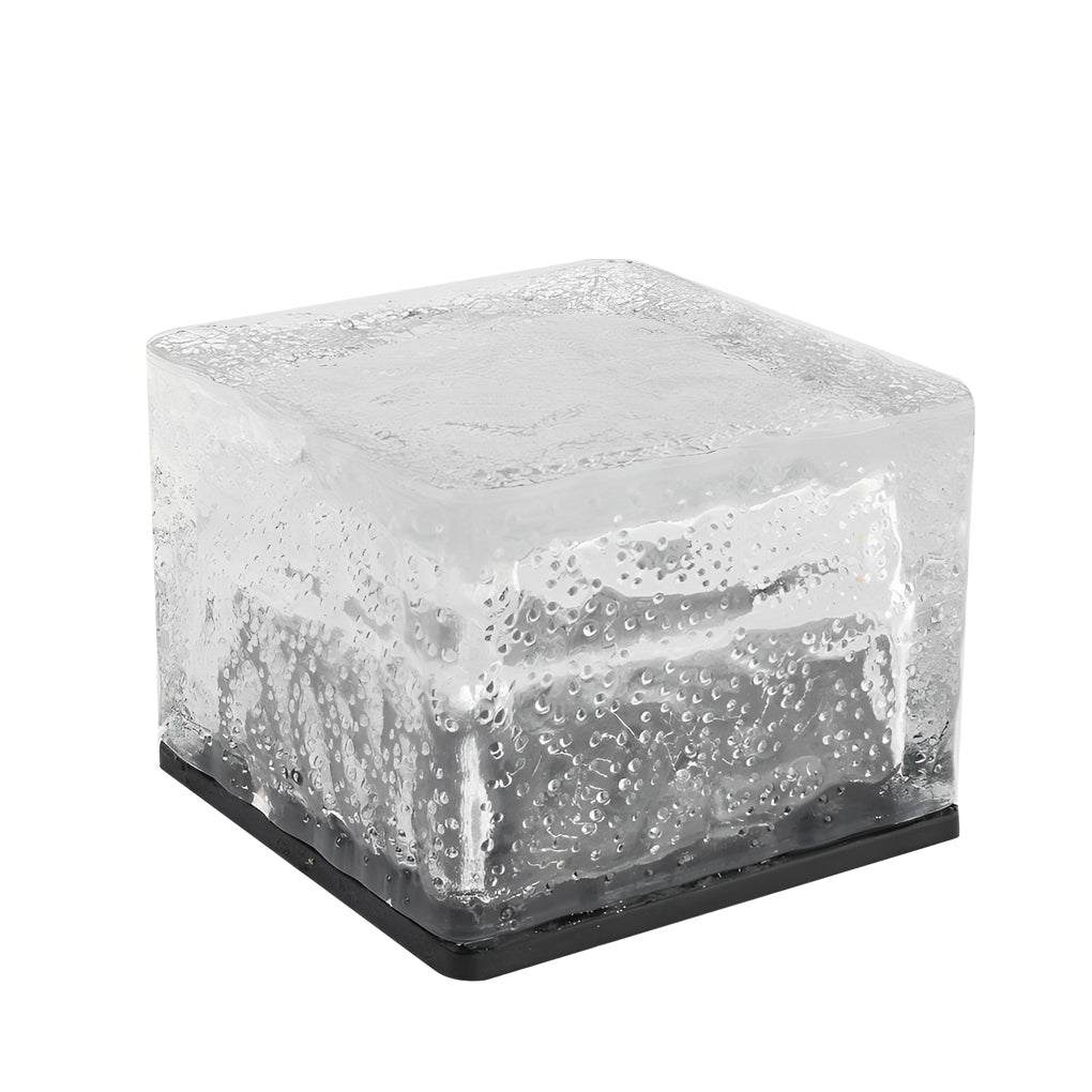 Square Creative Ice Luviknoock LED Vanntett Smart Solar Utendørs Belysning | Luvikno