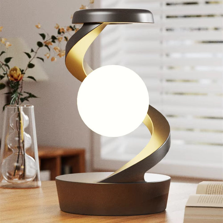 OrbitGlow Lampe - Stilig Belysning med Trådløs Lading | Luvikno