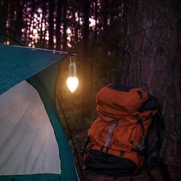 Ny utendørs camping hengende Type-C lading retro pære lys | Luvikno