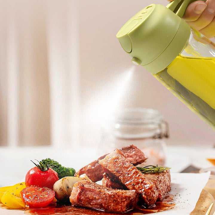 Glass Oil Sprayer &amp; Dispenser | Luvikno