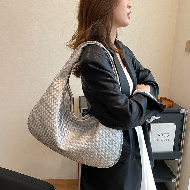 Elegant vevd bag for kvinner | Luvikno