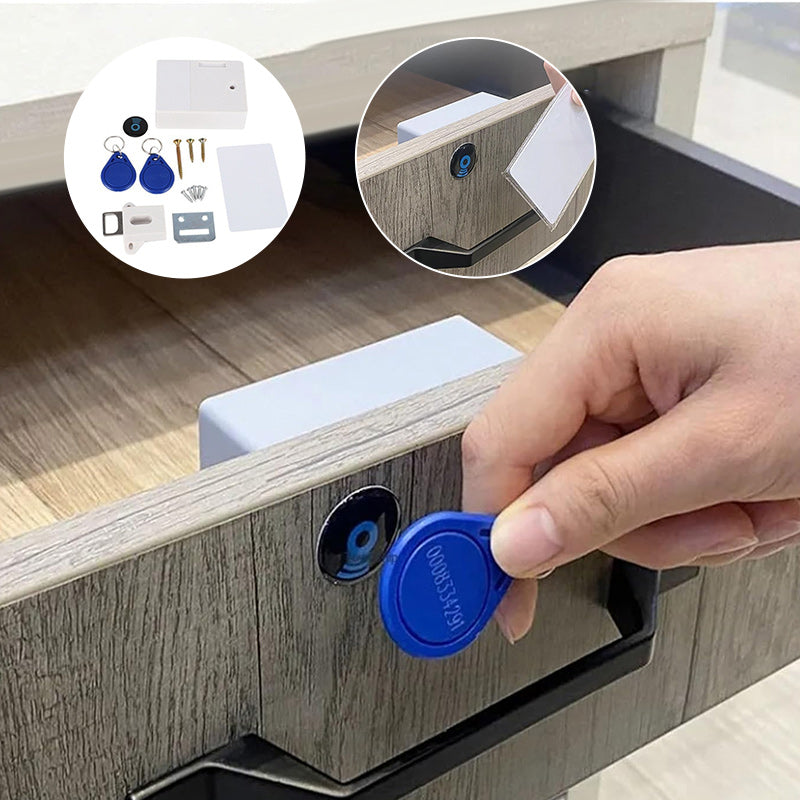 Elektronisk skap lås DIY for tre skuffeskap | Luvikno