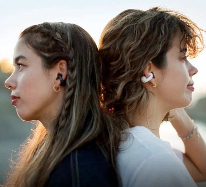 Bone conduction headphones with clip for the ear, wireless | luvikno