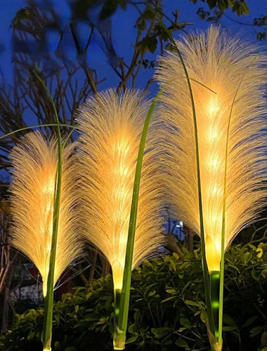 Dekorativ Rattan Hagebelysning - SunReed | Luvikno