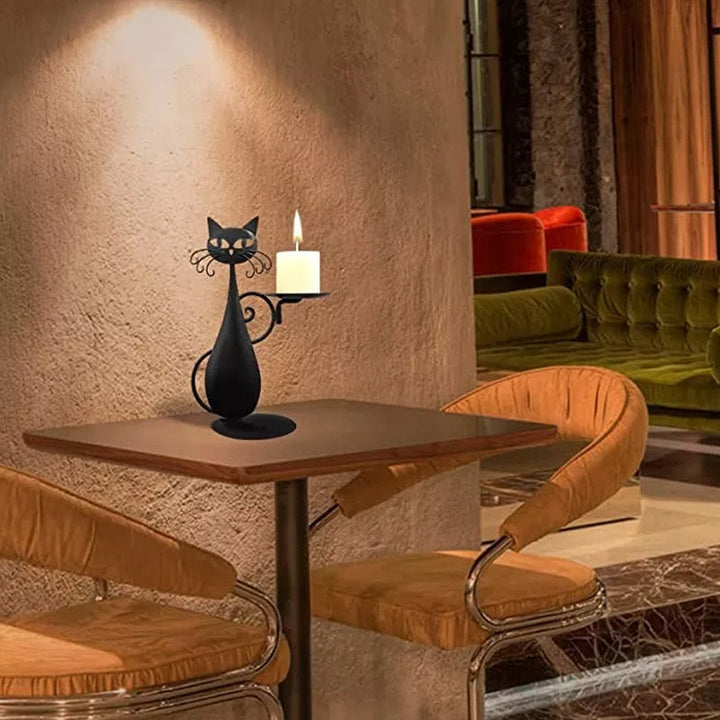 Kortholder svart katt | luvikno