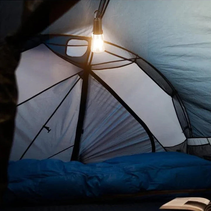 Ny utendørs camping hengende Type-C lading retro pære lys | Luvikno