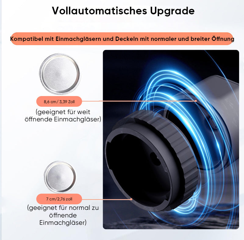 Elektrisk vakuumpakker for Mason-glass  | Luvikno