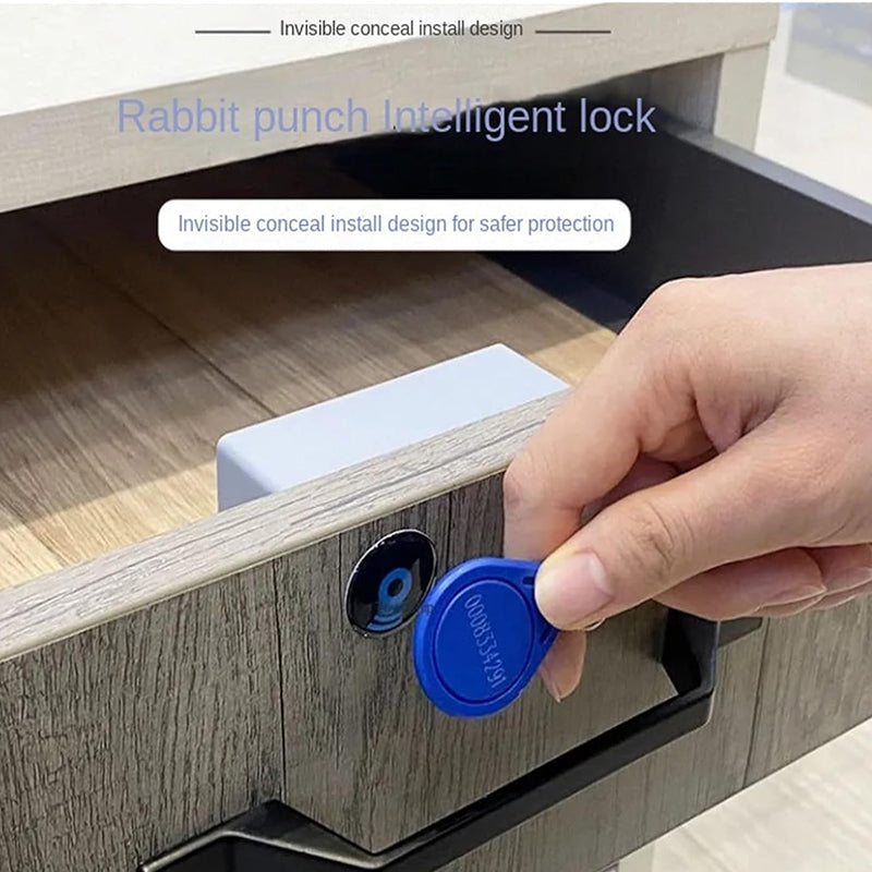Elektronisk skap lås DIY for tre skuffeskap | Luvikno