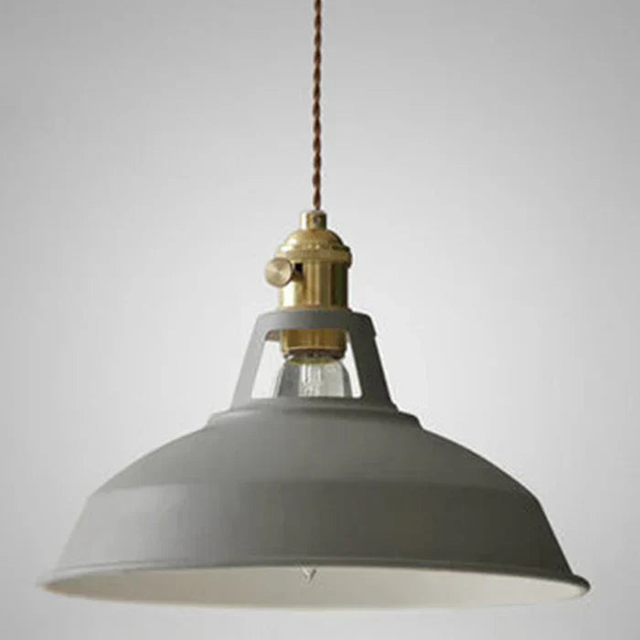 IronGlow Industriell Retro-Hengelampe i metall, E27