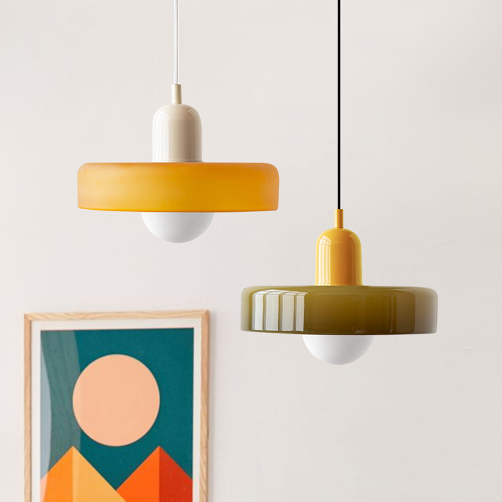 Luvikno | Bauhaus Farget Glass Pendellampe